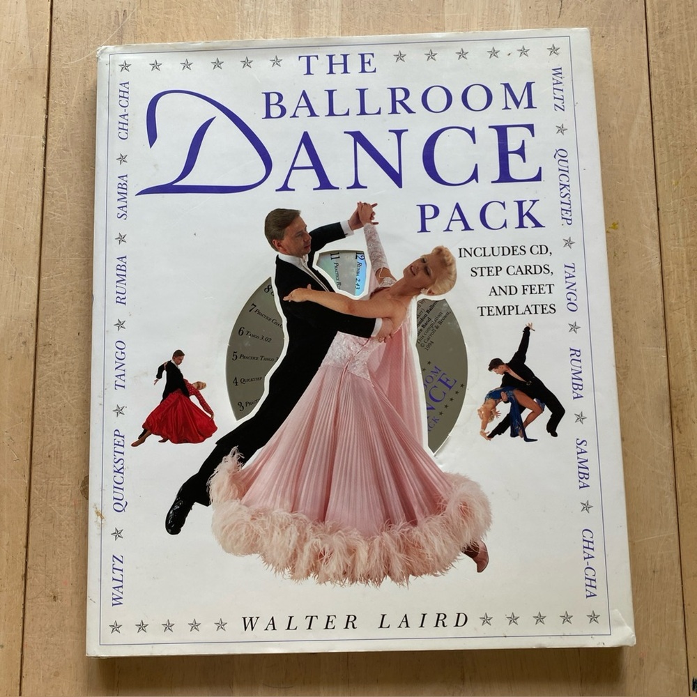 The Ballroom Dance Pack by Walter Laird (Mixed Media, 1994)step Cards,CD